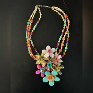 Vintage Floral Necklace